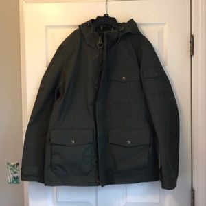 Men’s dark green jacket medium, never worn